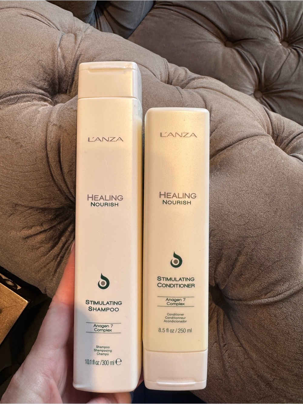 L'ANZA Healing Nourish Stimulating Shampoo & Conditioner - Cream